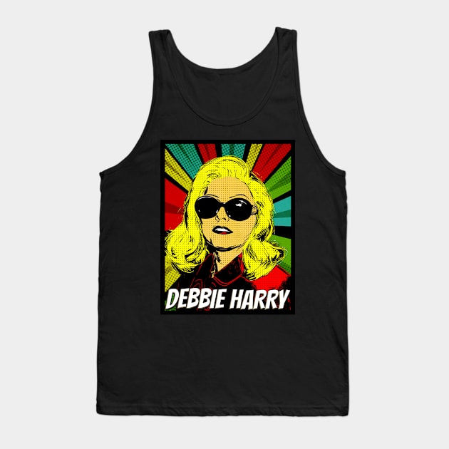 Debbie Harry Pop Art Design // Fan Art Tank Top by Flasher